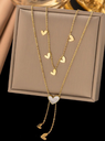 MYKI Gold-Plated Magnificent Stainless Steel Layered Minimal Chain