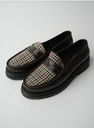 Theater Slip-On PU Printed Penny Loafers