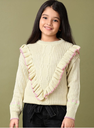 V-Mart Girls Round Neck Pullover Sweater